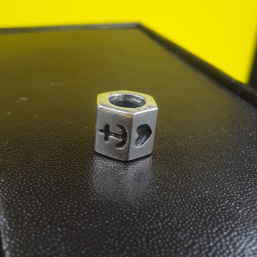 Authentic pandora heart,cross,anchor charm